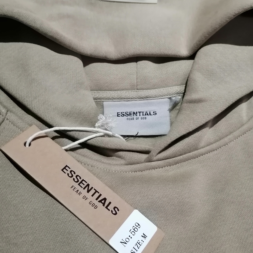 Essentials Hoodie khaki size M - Picture 4 of 8